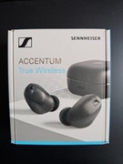 SENNHEISER ACCENTUM True Wireless Black Hybrid ANC aptX 28h 107dB + ETUI Qi