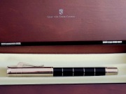 Pióro wieczne Faber Castell Classic Anello Black – 18k M komplet