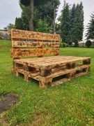 Meble ogrodowe na zamówienie ŁAWKA Z EURO PALET