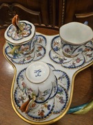 Porcelanowy zestaw w stylu Sevres