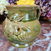 Śliczny ceramiczny kufel / kubek na stopce - 750 ml