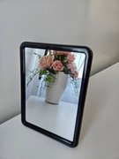 Lusterko lustro zwierciadło prostokątne stojące wiszące czarne