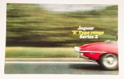 Jaguar E Type - folder, prospekt, broszura 1968 r.