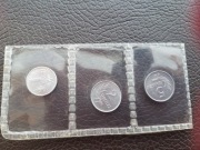 ZESTAW 3 monet ; 1 gr 49 r b.z./ 2 gr 49 r b.z. /5 gr 1971 r  MENNICZE