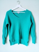 Pure Collection  śliczny sweter 100% kaszmir 12 M L  lazurowy