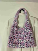 Pastelowa torebka handmade na szydełku | Granny square bag