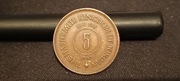 Moneta  Jordania 5 filsów, 1962