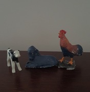 zestaw figurki zwierzęta zwierzątka do szopki