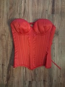 piękny nowy czerwony gorset rozmiar XS brak metki