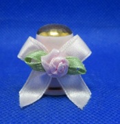 Naparstek Kolekcjonerski Porcelanowy - Wstążka Róża 