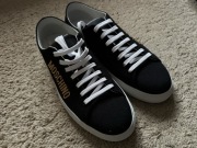 Buty Moschino złote logo gold sneakersy nowe rozmiar 45