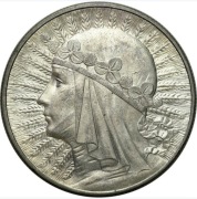 10zł Głowa Kobiety 1933r stan 1-,2+