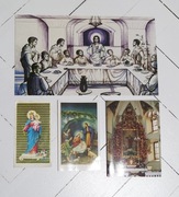 Maryja Matka Boska obrazki zestaw Ostatnia wieczerza kalendarzyk