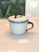 Smalcówka kubek na owsiankę ceramika Bolesławiec 