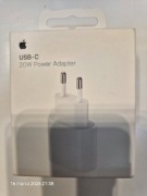 ORYGINALNA ŁADOWARKA SIECIOWA APPLE 20W PD USB C MUVV3ZM/A iPHONE 16 15 14