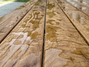 DESKI NA ŁAWKĘ DĘBOWE IMPREGNOWANE OSMO LAZURA 1700x100x40 mm