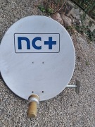 Antena satelitarna 80cm, konwerter plus uchwyt