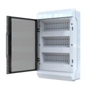 Rozdzielnica natynkowa 355x560x143 mm 45 modułów, IP54 POLI 012-1