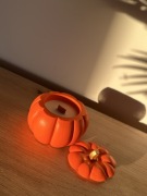 Świeca „Dynia” mini w gipsowej doniczce (Aroma_Moon)