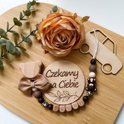 Zawieszka do smoczka z imieniem dziecka