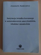 Instytucja świadka koronnego w ustawodawstwie ameryk, włoskim i niemieckim
