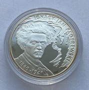 10 zł Ignacy Jan Paderewski + Folder NBP