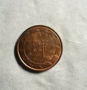 Portugal, 1 Euro Cent, 2009 rok