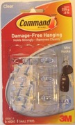 Command 3M  haczyki przezroczyste 6 szt