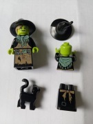 LEGO BAM Halloween wiedźma czarownica czarny kot nowa 