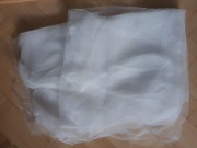 Tiul miękki biały duży kawałek materiał 260x610 cm DIY 6mb