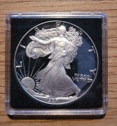 Srebrny orzeł 1 uncja, 1$, PROOF S 1987r.