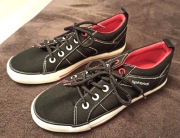 Trampki Sprandi rozm. 34 czarno - czerwone, NOWE