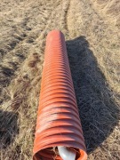 Rura karbowana DN 425 mm, studzienka, przepust.