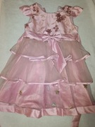 Sukienka różowa wizytowa 