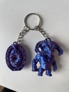 Brelok 3D Diablo + Portal PLA Silk Dwukolorowy