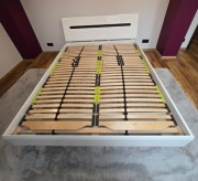 łóżko BRW Azteca Trio biały połysk używane