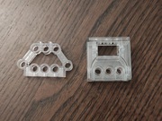Lego klocek, Technic Connector: 32333, 6588 (Trans-Clear) przezroczysty