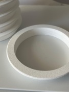 Zestaw 10szt Rozet maskującąćych ø100 z kołnierzem10mm Maskownica otworu 