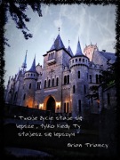 Zdjęcie, obrazek z tekstem motywacyjnym.Plakat