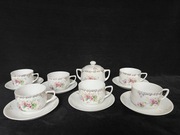 Serwis Kawowy Porcelana Czechosłowacja dla 6 os. D93