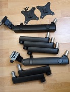 Maclean MC-811 uchwyt na trzy monitory biurkowy, do 27 cali, do 21kg