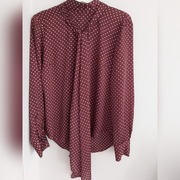 Bluzka wiązna w kropki ZARA roz M 