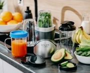 Blender 1200W 4w1 Smoothie Koktajle Kruszenie Lodu + 4 Butelki