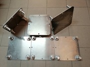 Podstawa aluminiowa WAMAT 30x30cm do kraty kratownicy quadro 290