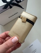 CHANEL złota kosmetyczka etui limitowana kolekcja 9/5,5 cm