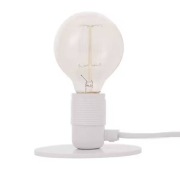 Lampa stołowa FRAMA E27 BIAŁA (bez żarówki)| Industrialna, Minimalizm