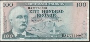 Islandia 100 koron 1961 - 