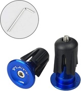 Aluminiowe Zaślepki Zatyczki Rowerowe na Kierownicę Korki Niebieskie