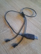 Kabel do ładowania pojazdów zdalnie sterowanych z dwoma końcówkami (63)