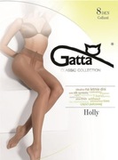 Rajstopy 8 den Gatta .rajstopy cienkie stretch rozmiar 2 kolor beige 